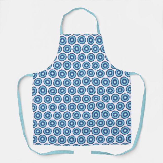 Tablier Blue Retro (Recto)
