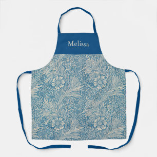 Tablier Blue Vintage William Morris Motif Marigold Nom