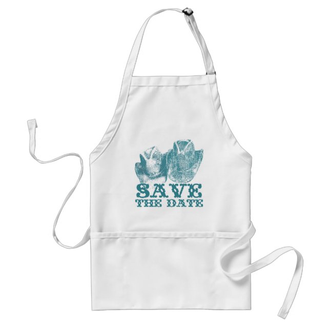 Tablier Bluestone Turquoise Western Horse Ranch Farm Maria (Devant)