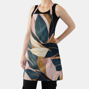 Tablier Blush Pink Gold Boho Collection Feuille tendance