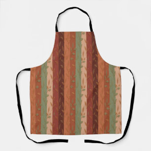 Tablier Boho Leaf Motif Rustic Home Décor
