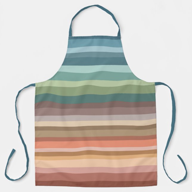 Tablier Boho Modern Chic Stripes (Recto)