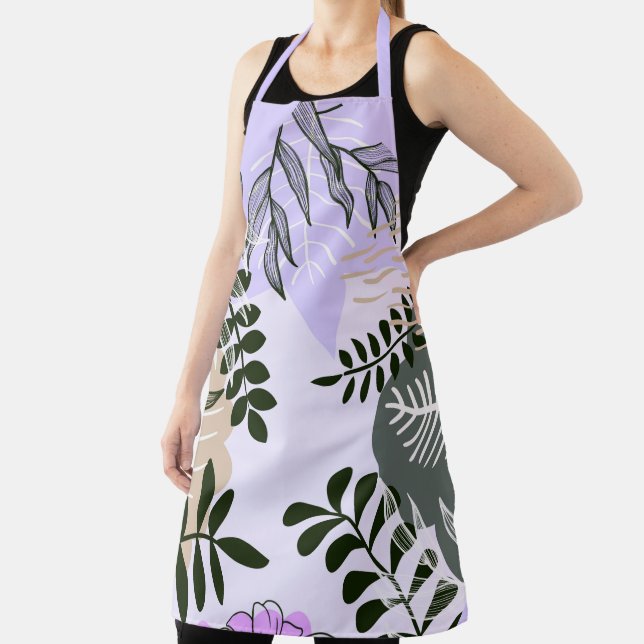 Tablier Boho Purple et Lavender (Insitu)