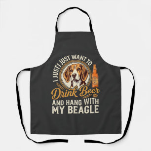 Tablier Boire Bière Beagle Chien Bière Artisanale Bouteill