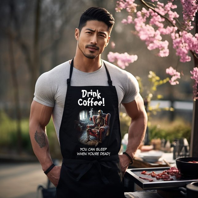 Tablier Boire du café (Créateur téléchargé)