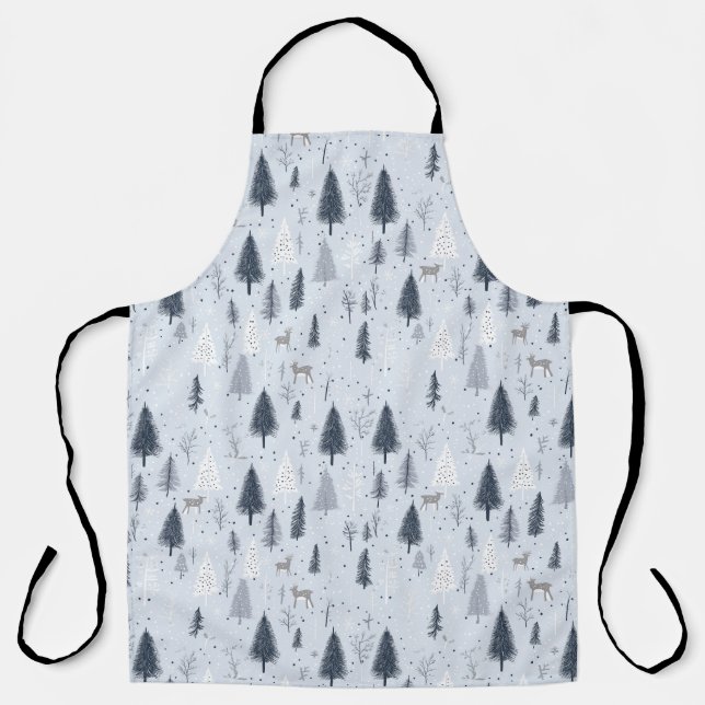 Tablier Bois d'hiver scandinave (Recto)