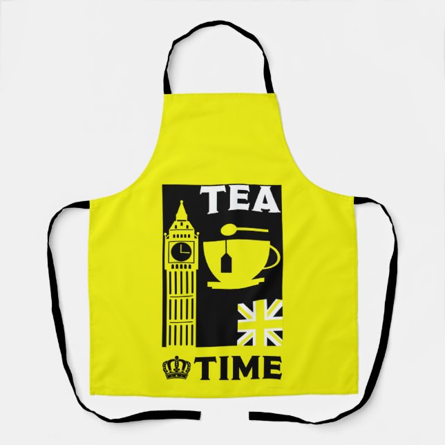 Tablier Boissons Classiques de thé britannique Apron (Recto)
