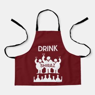 Tablier Boissons de vins de Shiraz