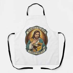 Tablier Boîte en carton Jésus Papier Coupé Doigt Douleur H