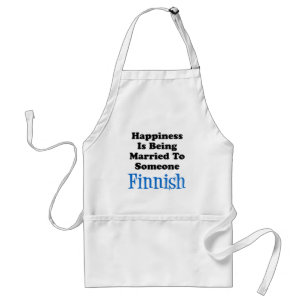 Tablier Bonheur Marié À Quelqu'Un Finlandais Apron