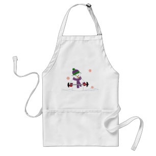 Tablier Bonhomme de neige musculation