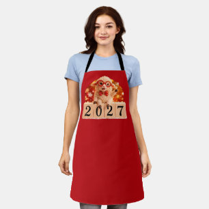 Tablier Bonne année 2027 Année de la Chèvre Mouton