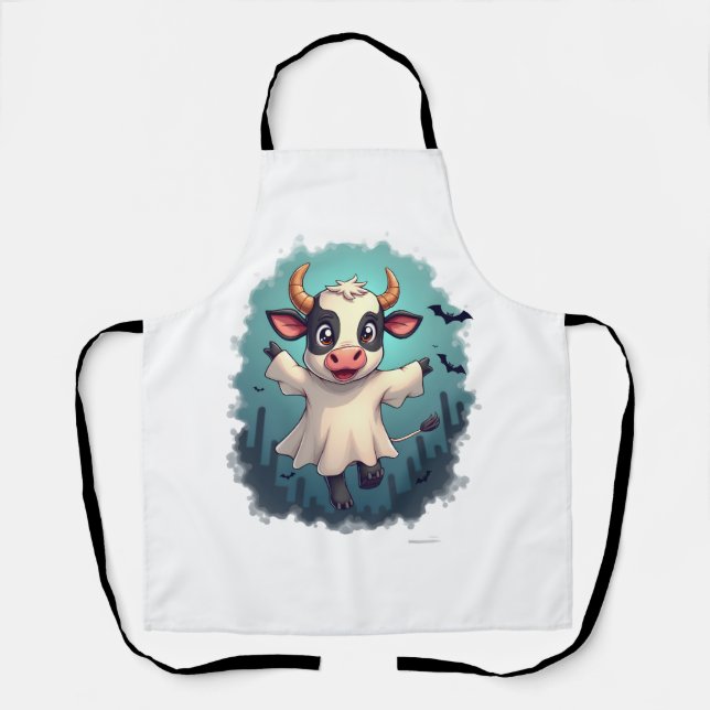 Tablier Boo-levard Cow Ghost (Recto)