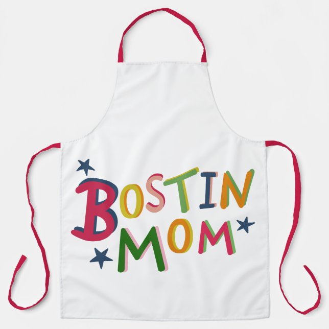 Tablier Bostin Personnalisé Mum Black Country (Recto)