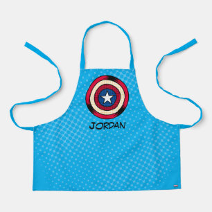 Tablier Bouclier Demi-Teinte Captain America