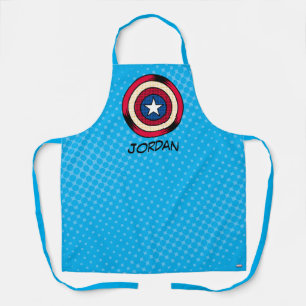 Tablier Bouclier Demi-Teinte Captain America