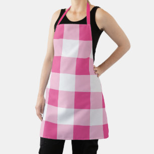 Tablier Boulangerie de contrôle de buffle rose blanc