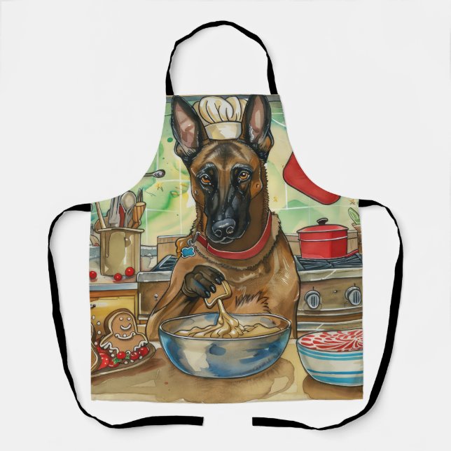 Tablier Boulangerie de Noël belge Malinoi (Recto)