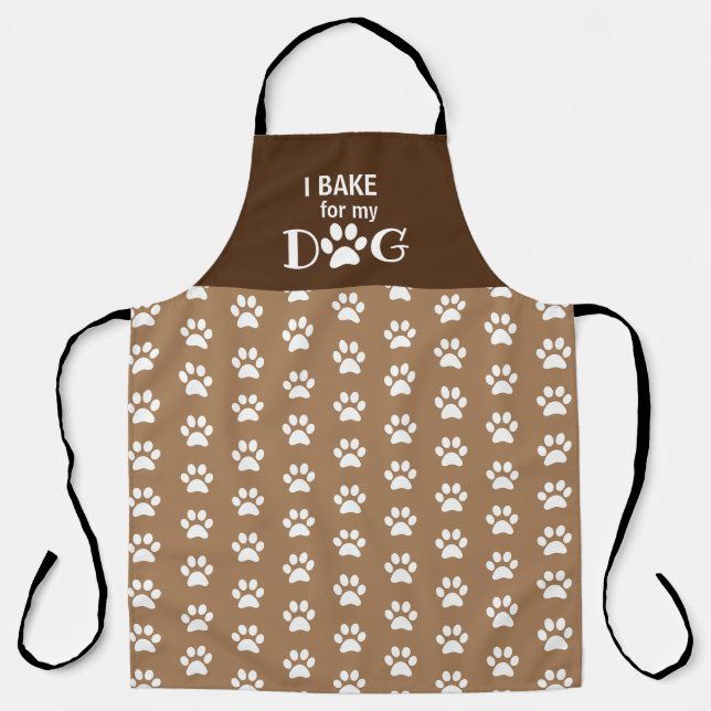 Tablier Boulangerie de traiteur de chien gourmet (Recto)