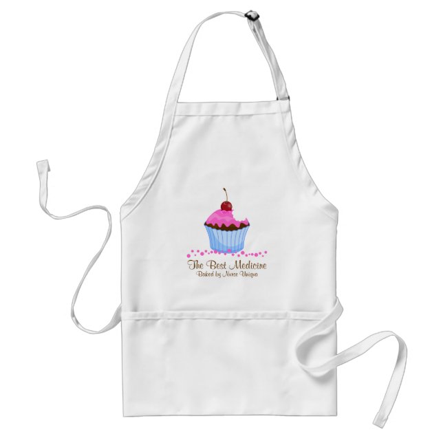 Tablier Boulangerie sur mesure Cupcake (Devant)