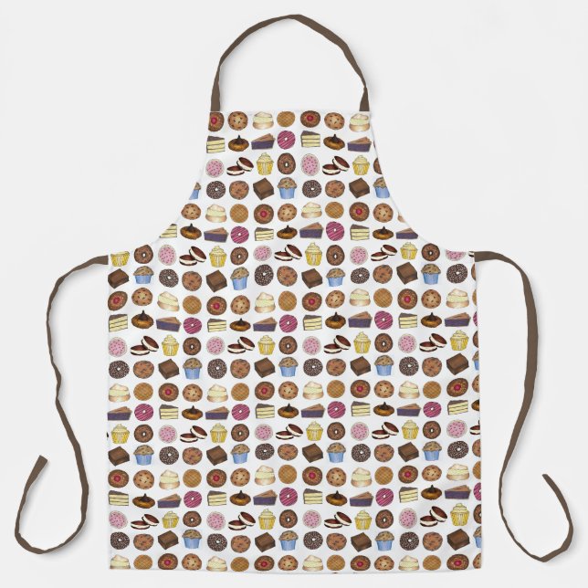 Tablier Boulangerie Vente de gâteaux Godies Cookie Muffin  (Recto)
