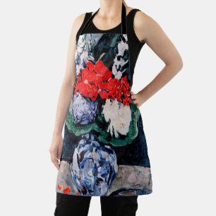 Tablier Bouquet avec Little Delft, Paul Cezanne