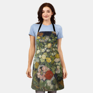 Tablier Bouquet Floral Impressionniste Vintage Van Gogh