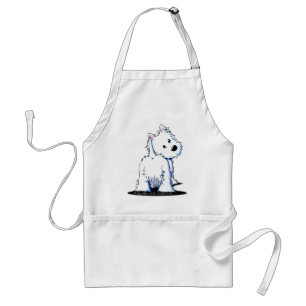 Tablier Bout pelucheux Westie