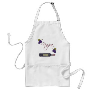 Tablier Bouteille de vin vintage Napa