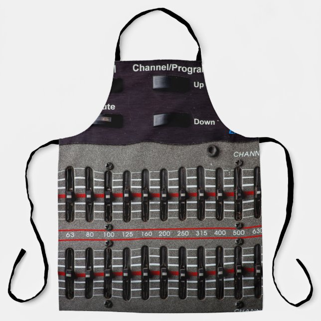 Tablier Boutons sur un mixeur de son dans un studio d'enre (Recto)