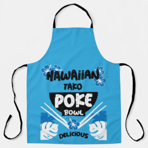 Tablier Bowl de Poke Hawaïen Tako Poke Apron