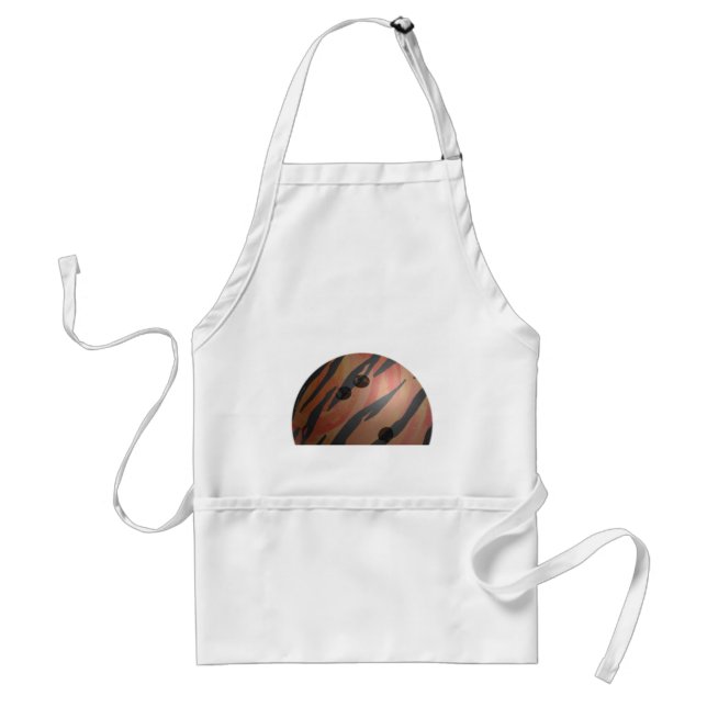 Tablier Bowling Ball Tiger Orange (Devant)