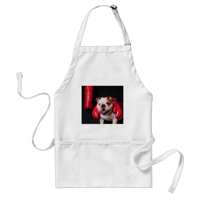 Tablier Boxeur de bouledogue (Devant)
