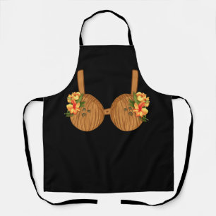 Tablier Bra de noix de coco d'été Costume d'Halloween Hawa