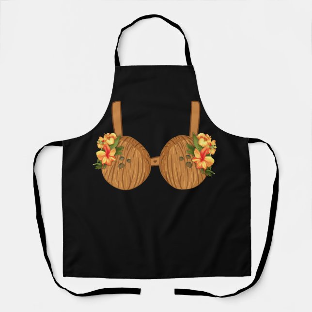 Tablier Bra de noix de coco d'été Costume d'Halloween Hawa (Recto)