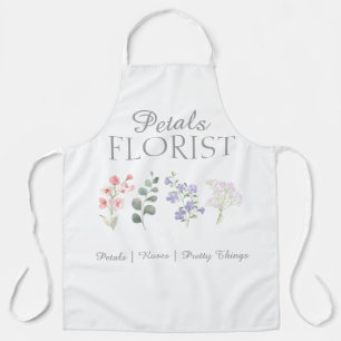 Tablier Branding d'entreprise de fleuriste de boutique mod