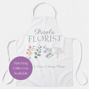 Tablier Branding d'entreprise de fleuriste de boutique mod