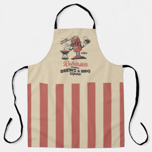 Tablier Brasseries Et BBQ Squad Amusant Barbeque Famille P