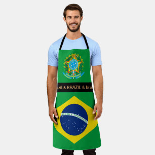 Tablier Brésil Drapeau Apron, Brésil Cuisine des chefs