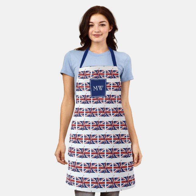 Tablier BRITISH FLAG | Monogramme | UNION JACK (Porté)