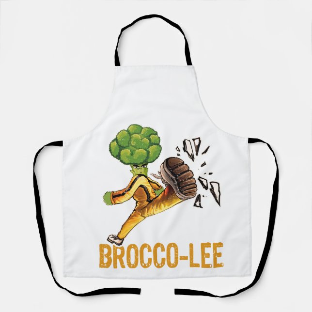 Tablier Brocco Lee kungfu Broccoli tout-en-un (Recto)