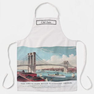 Tablier Brooklyn Brg Great East River Suspension Bridge #2