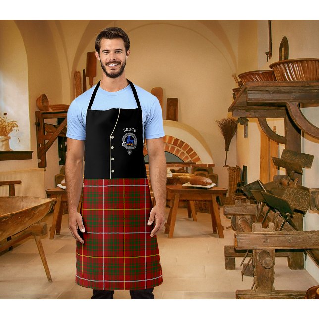 Tablier Bruce Clan Badge & Tartan Kilt (Créateur téléchargé)