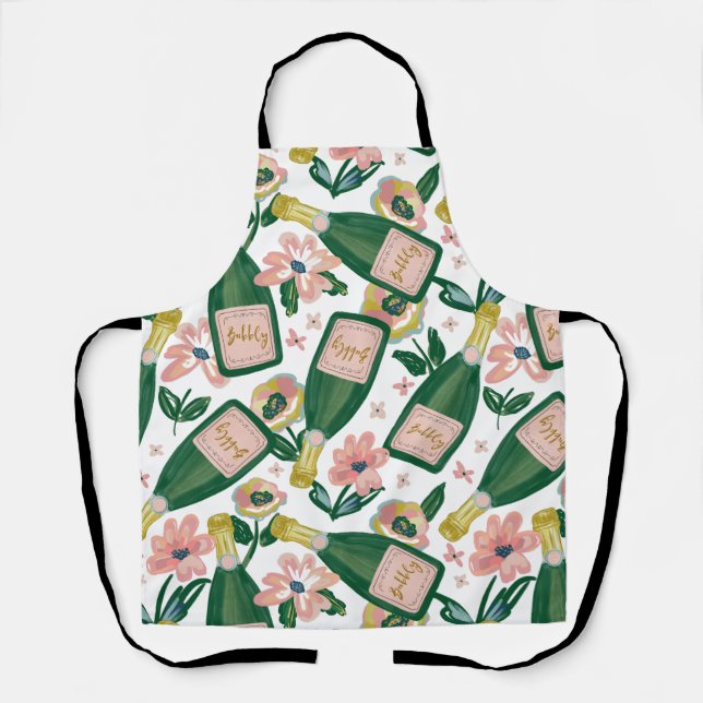 Tablier Bubbly Champagne Apron (Recto)