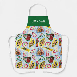 Tablier Buddy l'Elf et Père Noël le Motif du pôle Nord