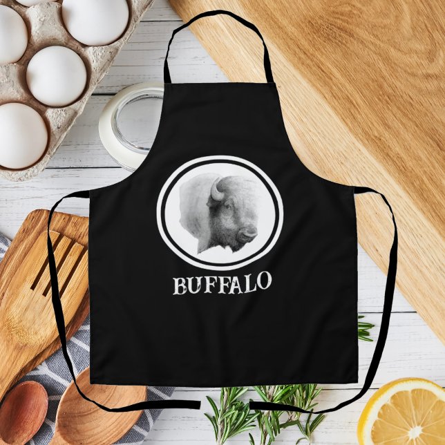 Tablier Buffalo Spirit Animal Art original (Créateur téléchargé)
