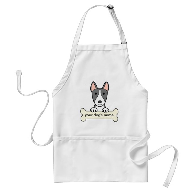 Tablier Bull-terrier personnalisé (Devant)