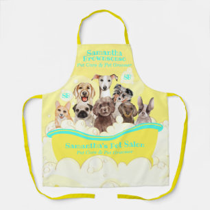Tablier Bulles de toilettage pour animaux de compagnie jau