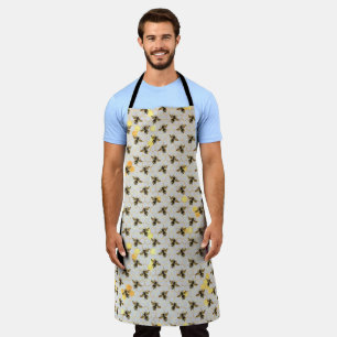 Tablier Bumblebee Honeypeb Golden Honey Apron