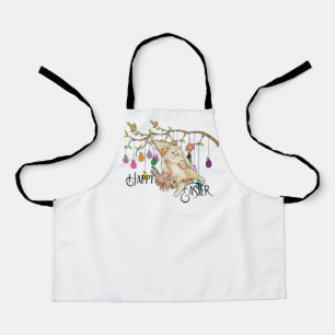 Tablier Bunny célèbre la fête de Pâques